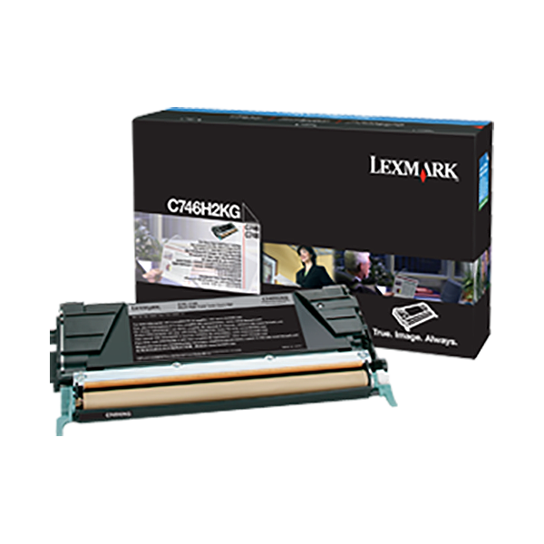 Lexmark C746H2KG Black OEM High Yield Toner