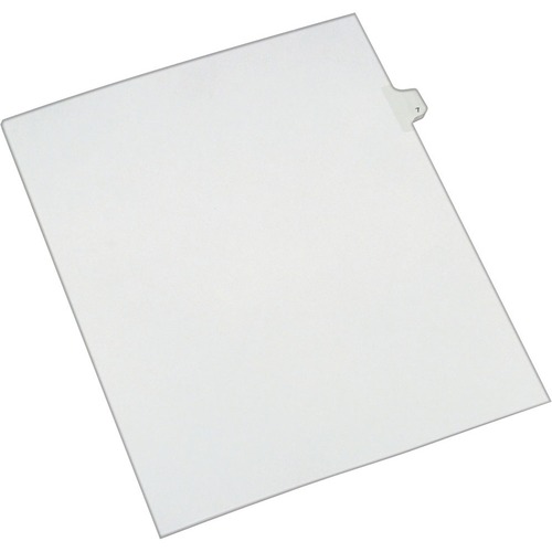 Allstate-Style Legal Exhibit Side Tab Divider, Title: 7, Letter, White, 25/pack