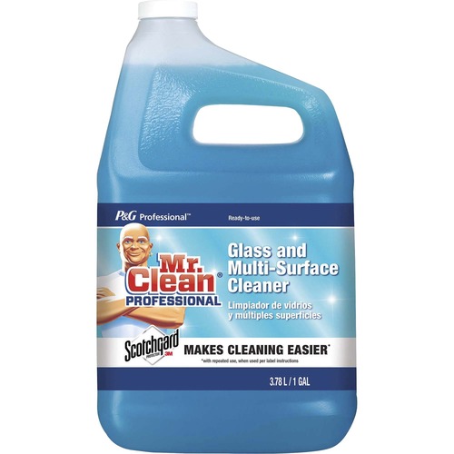GLASS AND MULTI-SURFACE CLEANER WITH SCOTCHGARD PROTECTOR, APPLE, 1 GAL, READY-TO-USE, 2/CARTON