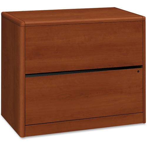 10700 Series Two Drawer Lateral File, 36w X 20d X 29 1/2h, Cognac