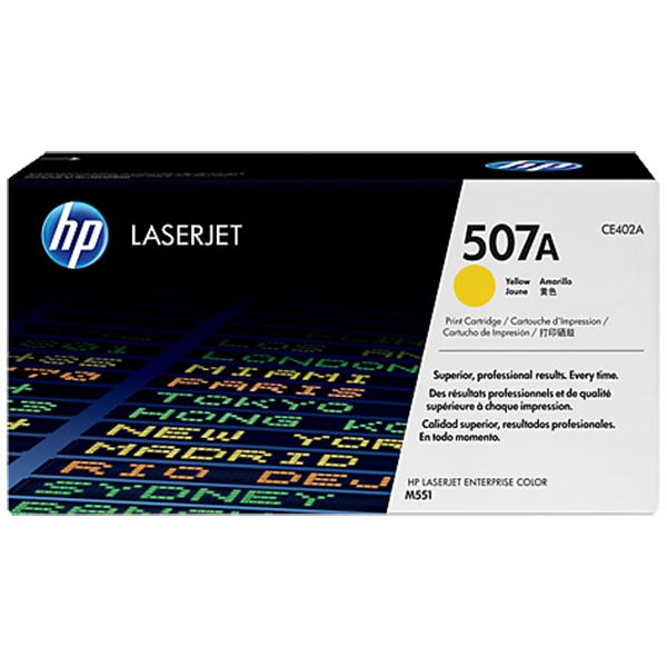 Hewlett-Packard  Toner Cartridge, 6,000 Page Yield, Yellow