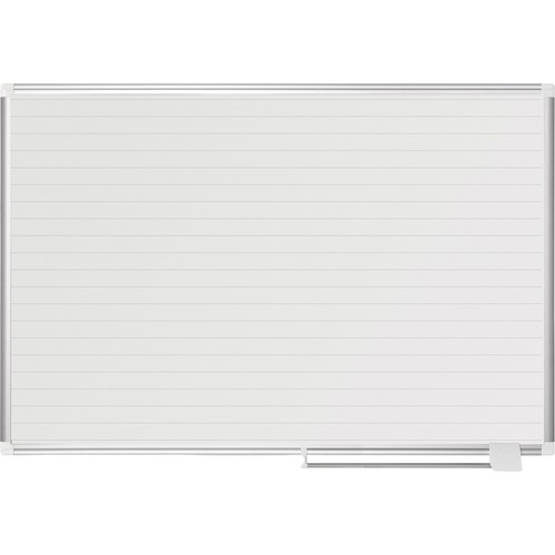Ruled Planning Board, 48 X 36, White/silver
