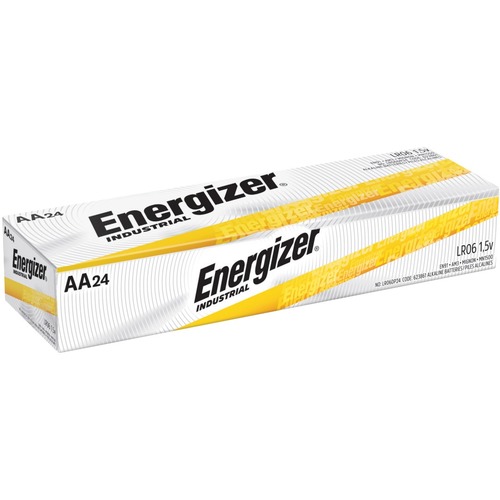 Industrial Alkaline Batteries, Aa, 24 Batteries/box