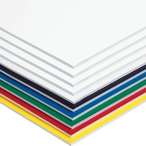 Foam Board, 3/16" Thick, 20"x30", 10/CT, Assorted