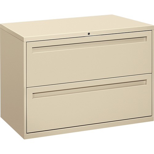 700 Series Two-Drawer Lateral File, 42w X 19-1/4d, Putty