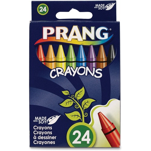 Crayons Made With Soy, 24 Colors/box