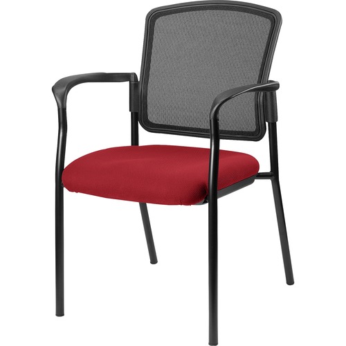 Guest Chair w/Arms, 25-4/5"x20"x32", Real Red