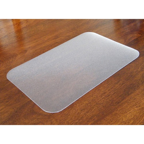 Antimicrobial Desk Pad, 19"x24", Clear