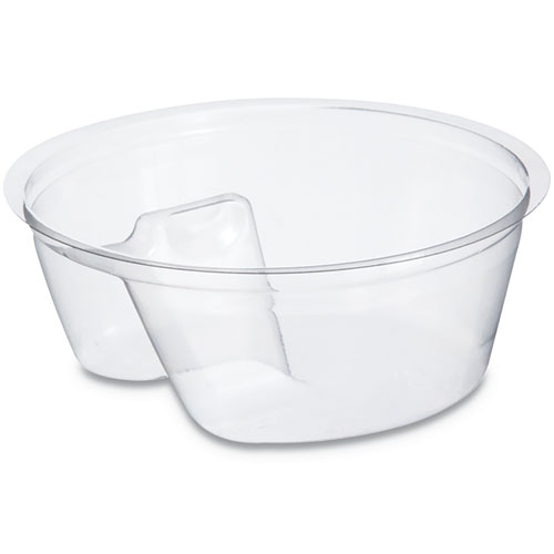 SINGLE COMPARTMENT CUP INSERT, 3 1/2 OZ, CLEAR, 1000/CARTON