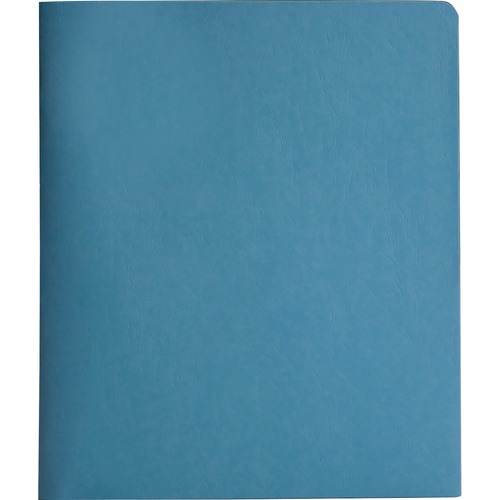 2-Pocket Folder W/tang Fastener, Letter, 1/2" Cap, Blue, 25/box