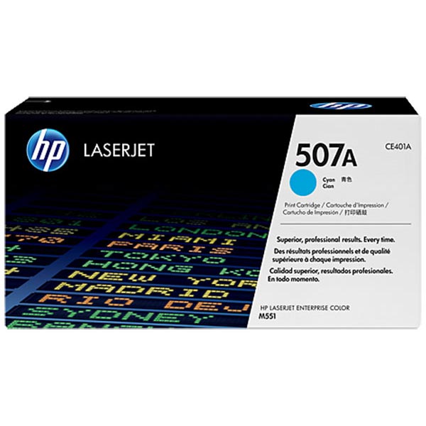 Hewlett-Packard  Toner Cartridge, 6,000 Page Yield, Cyan