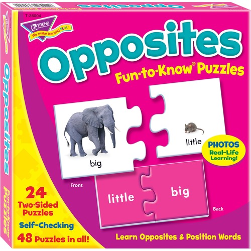 Fun To Know Puzzles, Opposites