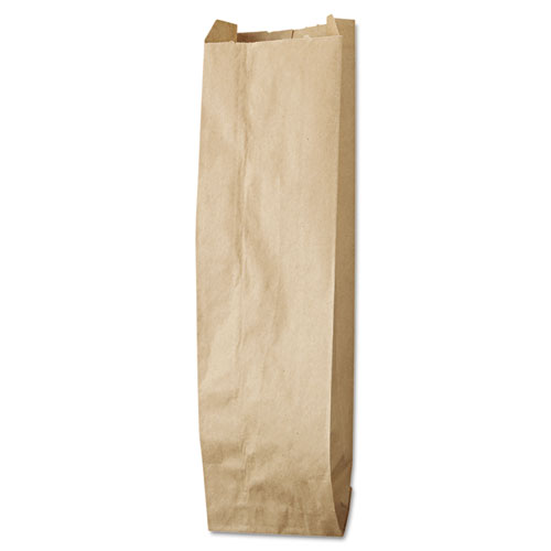 LIQUOR-TAKEOUT QUART-SIZED PAPER BAGS, 35 LBS CAPACITY, QUART, 4.25"W X 2.5"D X 16"H, KRAFT, 500 BAGS