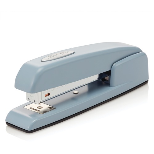 747 Business Full Strip Desk Stapler, 25-Sheet Capacity, Sky Blue