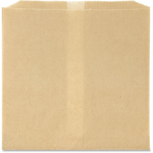 WAXED NAPKIN RECEPTACLE LINERS, 8.5" X 8", BROWN, 500/CARTON