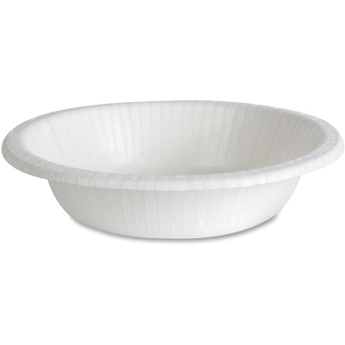 Basic Paper Dinnerware, Bowls, 12oz, White, 1000/carton