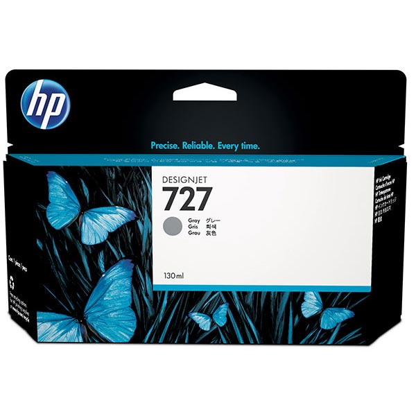 Hewlett-Packard  Ink Cartridge, DesignJet T2500, 130-ml, Gray