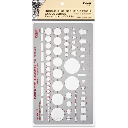 General Purpose Template, Enclosures, 10"x5-7/8", Soft Gray