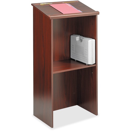 Stand-Up Lectern, 23w X 15-3/4d X 46h, Mahogany