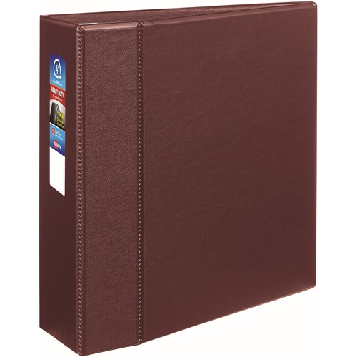 Heavy-Duty Binder With One Touch Ezd Rings, 11 X 8 1/2, 4" Capacity, Maroon