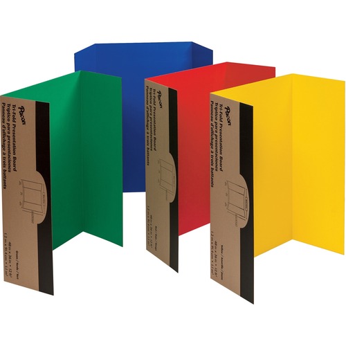 Spotlight Corrugated Presentation Display Boards, 48 X 36, Assorted, 4/carton