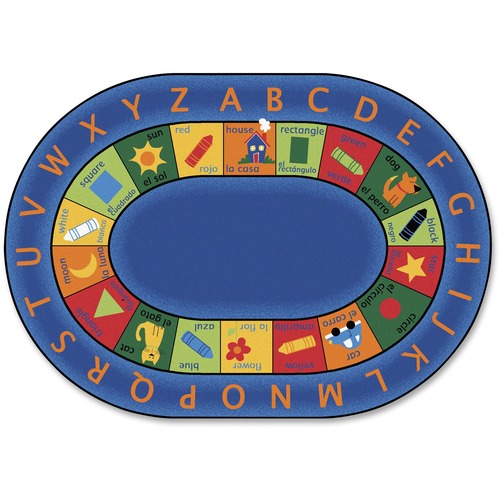 Circletime Rug, Bilingual, Oval, 8'3"x11'8"