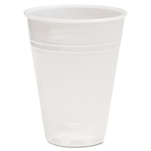 TRANSLUCENT PLASTIC COLD CUPS, 7 OZ, POLYPROPYLENE, 25 CUPS/SLEEVE, 100 SLEEVES/CARTON