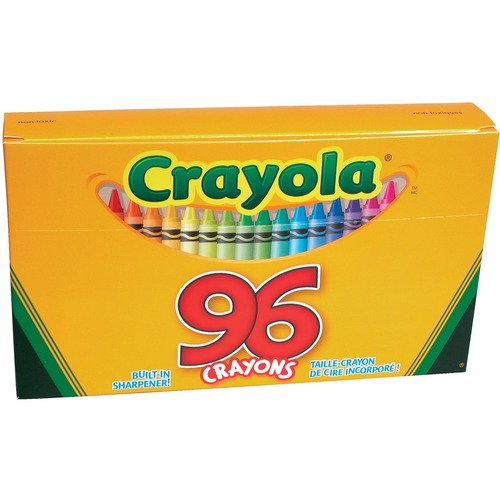 Classic Color Crayons In Flip-Top Pack With Sharpener, 96 Colors