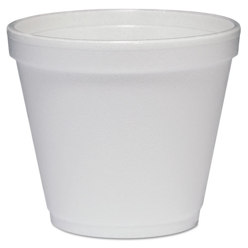 Food Containers, Foam, 8oz, White, 1000/carton