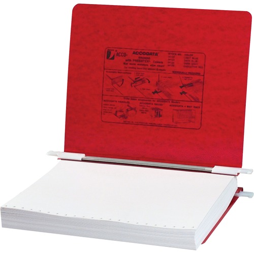 Presstex Covers W/storage Hooks, 6" Cap, 11 X 8 1/2, Executive Red