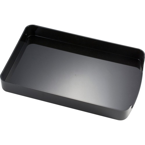 2200 Series Front-Loading Desk Tray, Single Tier, Plastic, Legal, Black