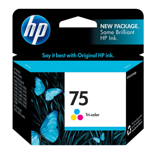 Hewlett-Packard  HP 75 Inkjet Cartridge, 170 Page Yield, Tri-Color