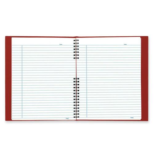 Wirebound Notebook, 100 Shts, College Rule, 8-1/2"x11", RD