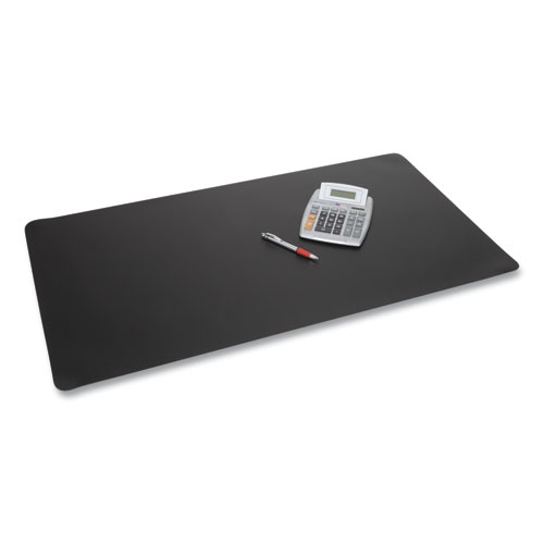 Rhinolin Ii Desk Pad With Microban, 36 X 20, Black