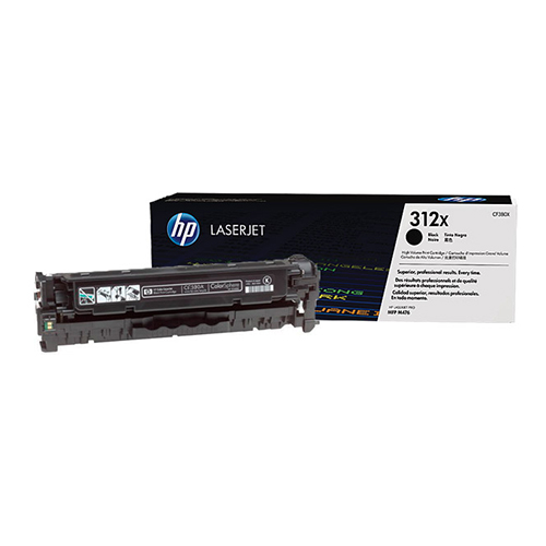 Hewlett-Packard  Toner Cartridge, HP312X, 4400 Page Yield, Black