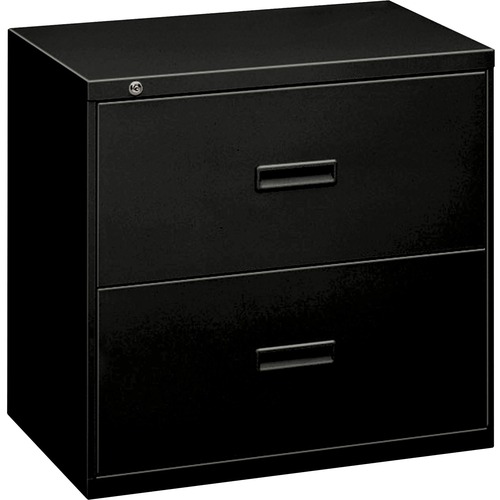 400 Series Two-Drawer Lateral File, 36w X 19-1/4d X 28-3/8h, Black