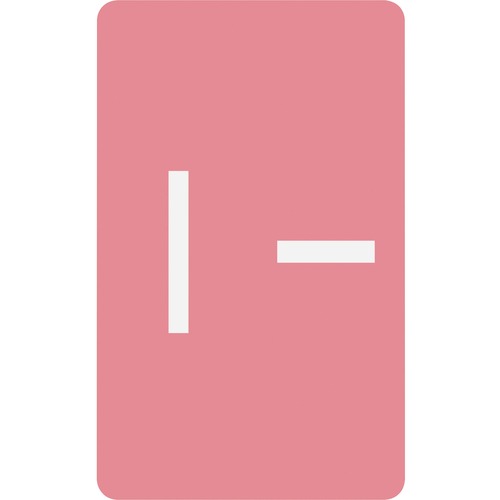 Alpha-Z Color-Coded Second Letter Labels, Letter I, Pink, 100/pack