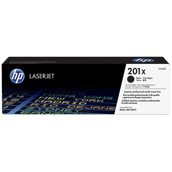 Hewlett-Packard  Toner Cartridge, HP 201X, 2800 Page Yield, Black