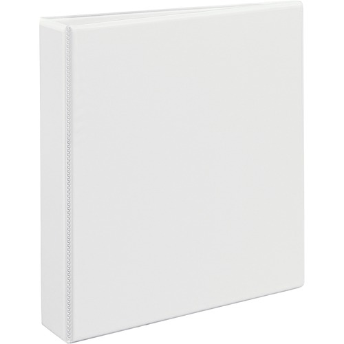 Heavy-Duty Non Stick View Binder W/slant Rings, 1 1/2" Cap, White