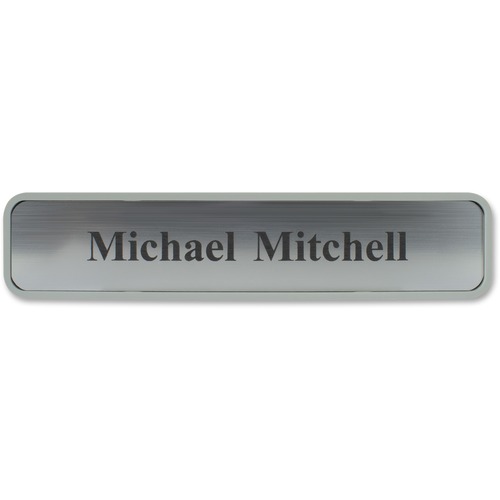 Designer Wall/Door Sign, 2"x10", Gray Frame