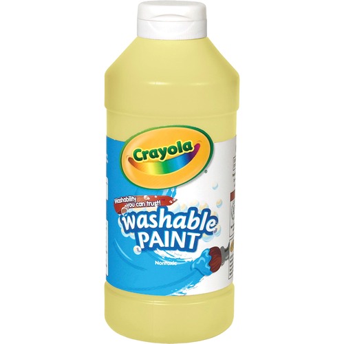 Paint, Washable, Squeeze Bottle, 16 Oz, Yellow