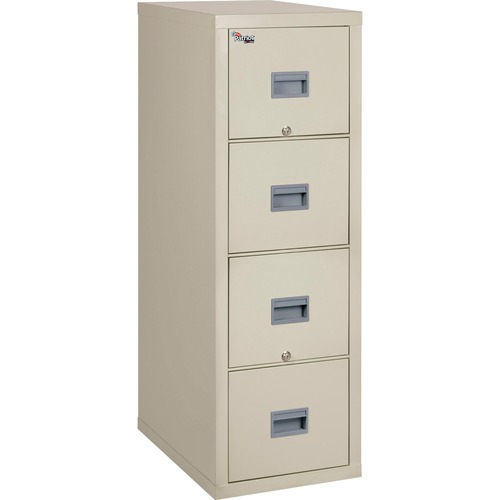 PATRIOT INSULATED FOUR-DRAWER FIRE FILE, 20 3/4W X 31 5/8D X 52 3/4H, PARCHMENT