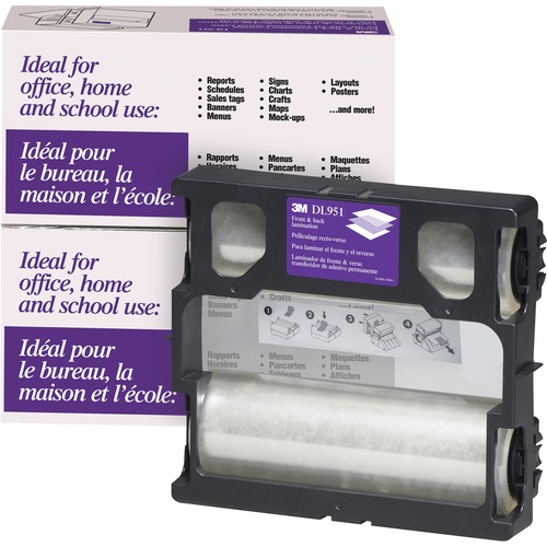 Glossy Refill Rolls For Heat-Free Laminating Machines,100 Ft.