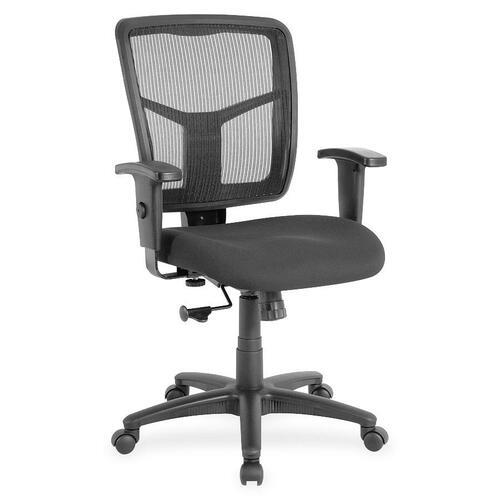 Mid-Back Chair, 25-1/4"x23-1/2"x40-1/2", Black