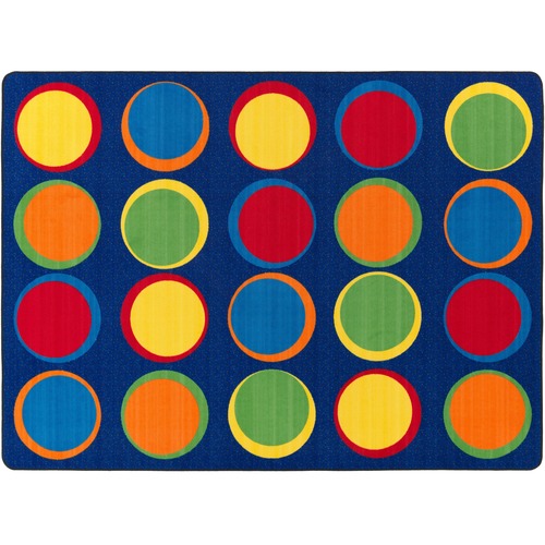 Sitting Spots Seating Rug, Rectangle, 6'x8'4, Multi