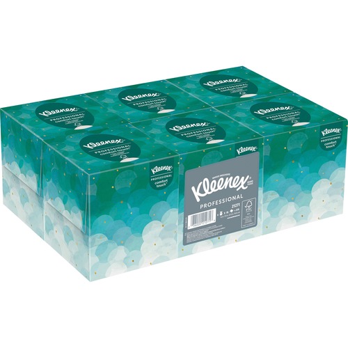 BOUTIQUE WHITE FACIAL TISSUE, 2-PLY, POP-UP BOX, 95/BOX, 6 BOXES/PACK