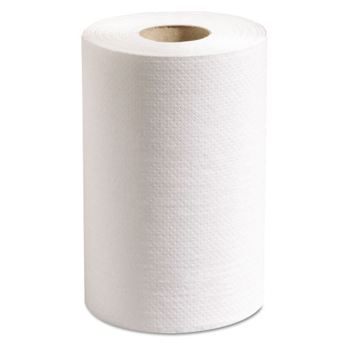 100(percent) Recycled Hardwound Roll Paper Towels, 7 7/8 X 350 Ft, White, 12 Rolls/ct