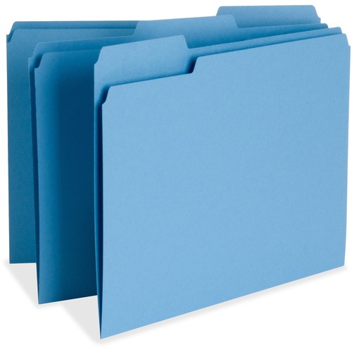 File Folder,1-Ply,1/3 Cut Assorted Tabs,Letter,100/BX,BE