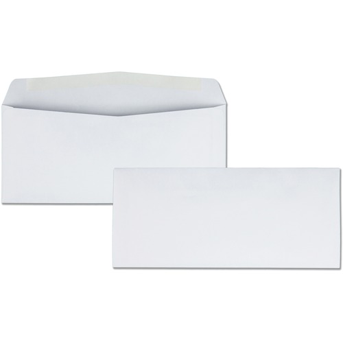 Business Envelopes,24 lb.,No. 10,4-1/8"x9-1/2",500/BX,WE