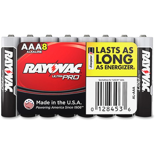Ultra Pro Alkaline Batteries, Aaa, 8/pack